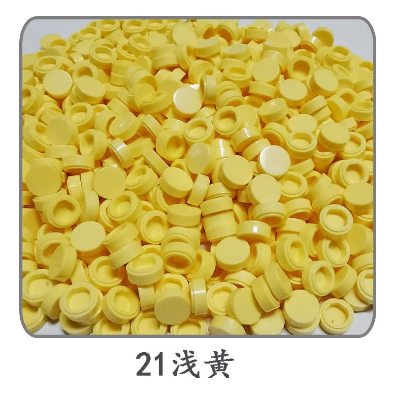 500pcs 1x1 Round  98138 Pixel Art Remix Building Block Toy Mosaic Drawing Series
