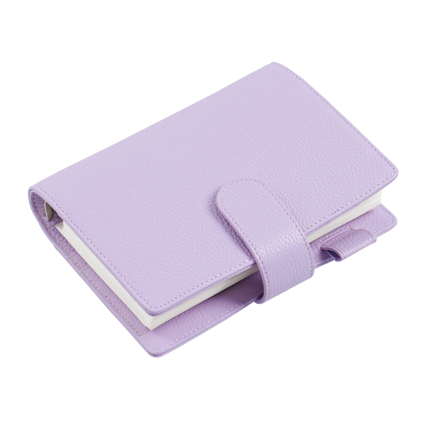 Moterm Personal Elite Rings Planner Without Back Pocket Pebbled Grain Leather Notebook Journal with 25mm Rings Organizer Cover