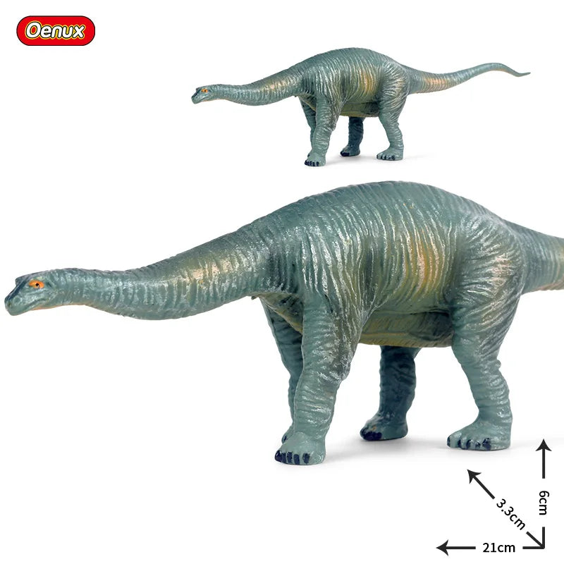 Oenux Jurassic Dinosaur Figurines T-Rex Velociraptor Spinosaurus Dilophosaurus Animal Model Action Figures Collection Kid Toy