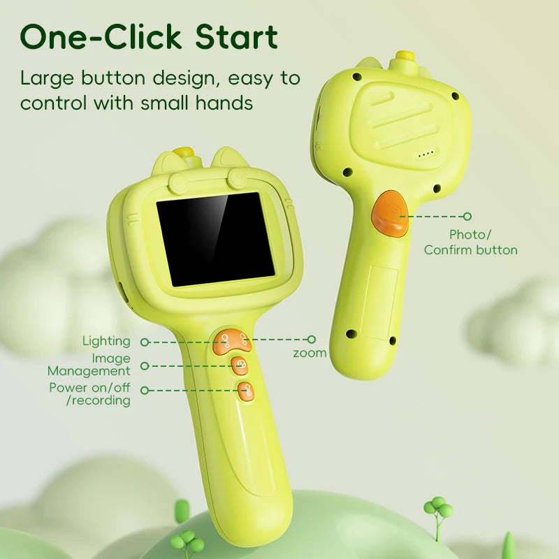 Kids Borescope Snake Camera with Light Outdoor STEM Educational Toy Endoscope Science Gift for Boys Girls Camping Explore Nature