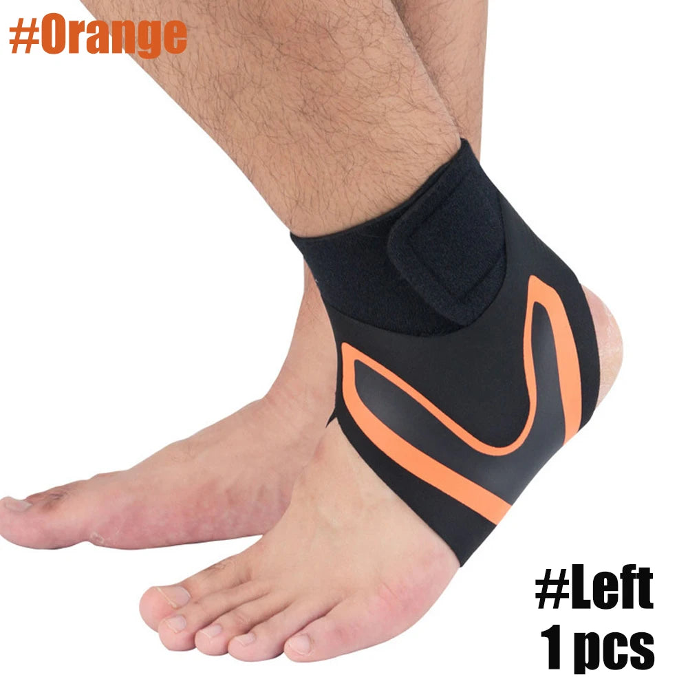 1 PC Sport Ankle Stabilizer Brace Compression Ankle Support Tendon Pain Relief Strap Foot Sprain Injury Wraps Running Basketball