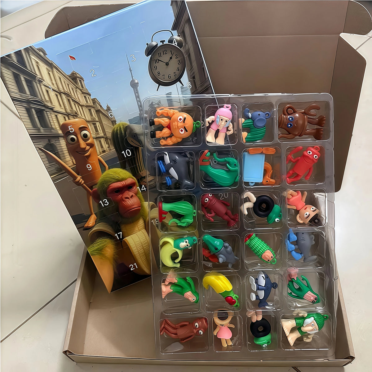 2025 Italian Brainrot Advent Calendar Tung Tung Tung Sahur Tralalelo Tralala Countdown Advent Calendar Christmas Gift 24 Days