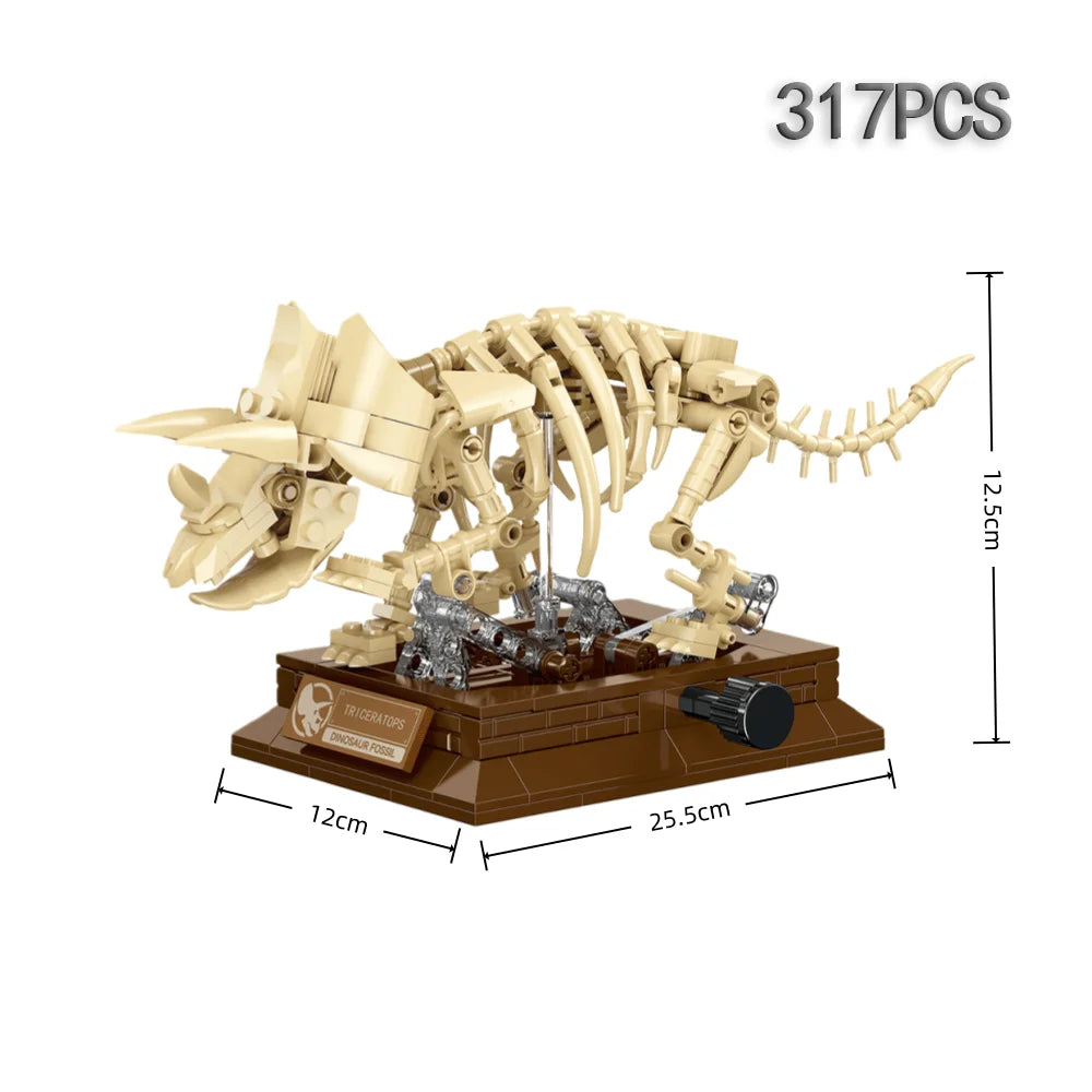 KNEW BUILT Pterosaur Dinosaur Fossil Building Block Toy-Gift for Collector,Educational STEM Toy & Home Decor,Boys' Birthday Gift