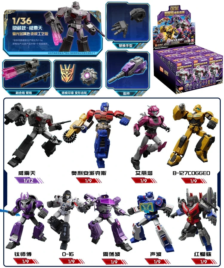 Blokees Transformers Optimus Prime Megatron Unicron Shockwave Skywarp Sludge Grimlock Metroplex Action Figure Anime Model Toys