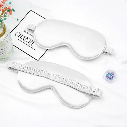 Soft Imitated Silk Sleep Eye Masks Travel Relax Shading Eyepatch Nap Health Eye Care Shield Sleeping Blindfold Eye Cover Masks