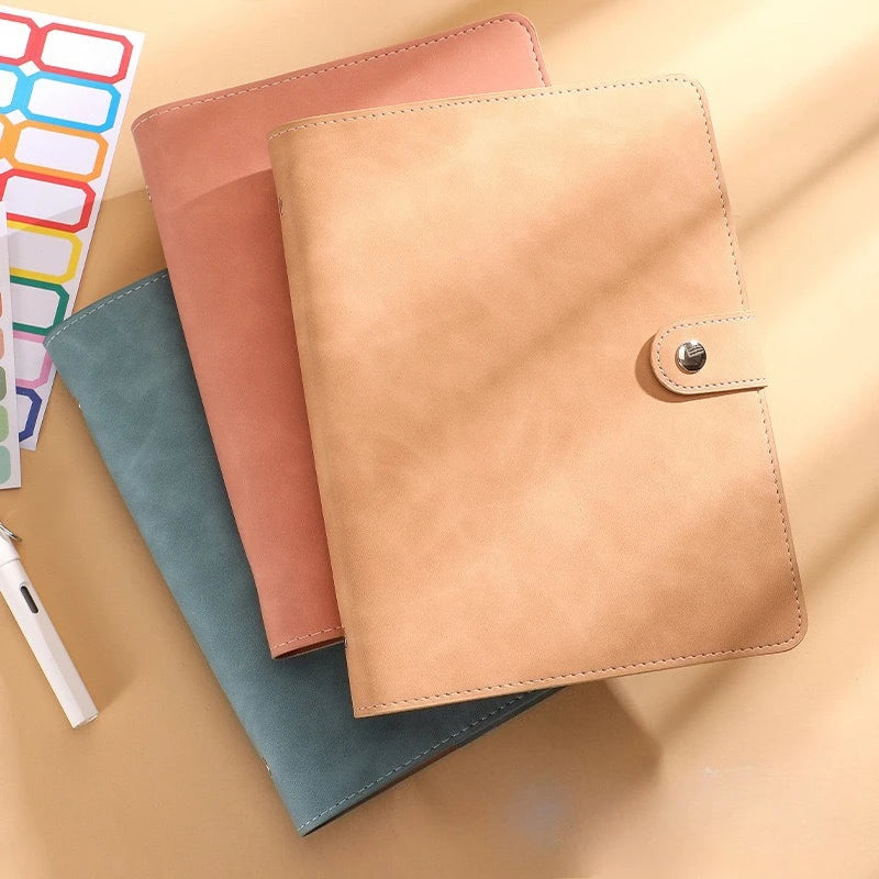 A5 A6 A7 Soft PU DIY Binder Photocards Collect Book Diary Agenda Planner Cover Album Stationery