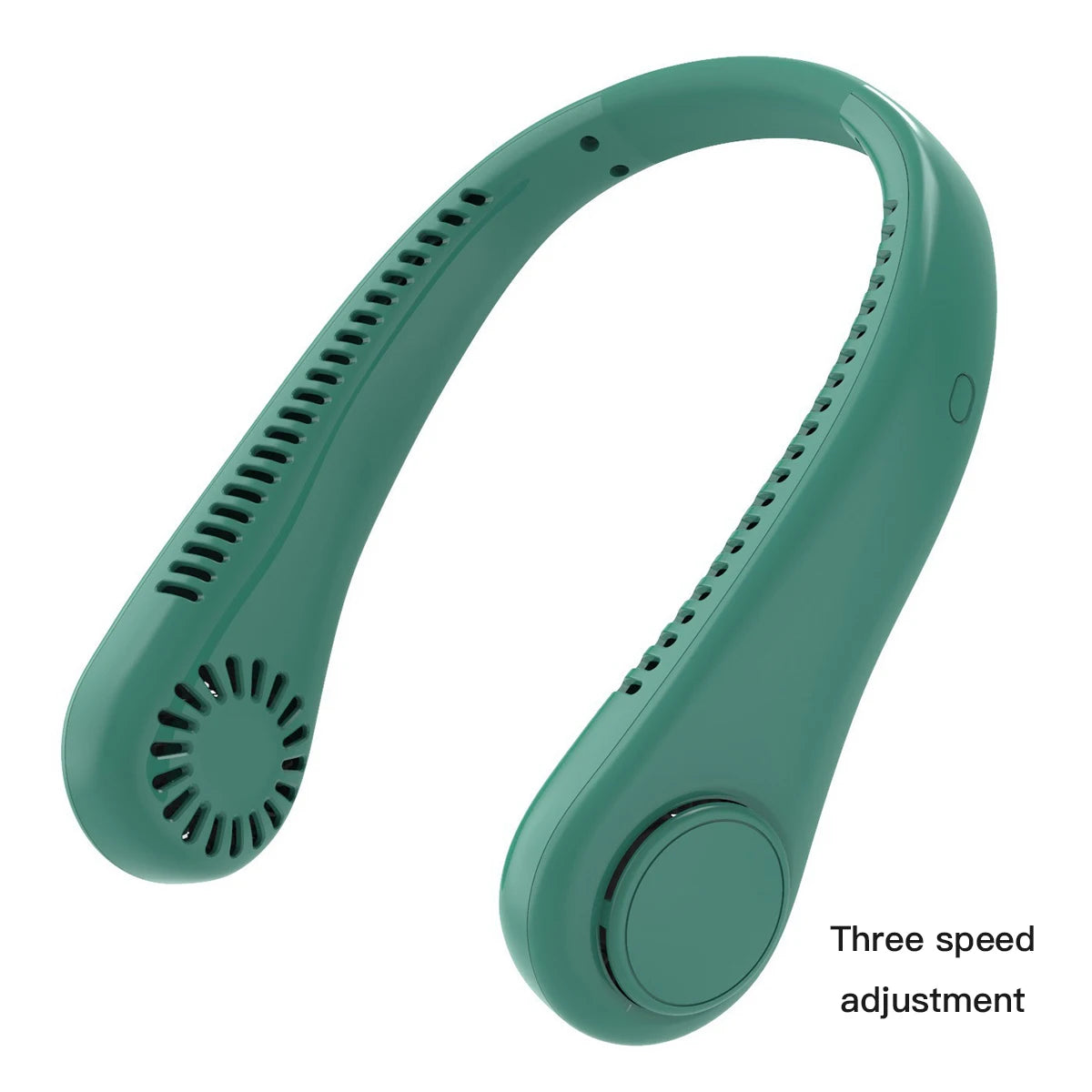 New Summer Portable Mini Hanging Neck Fan Bladeless Neckband Fan Digital Display Power Air Cooler USB Rechargeable Electric Fans