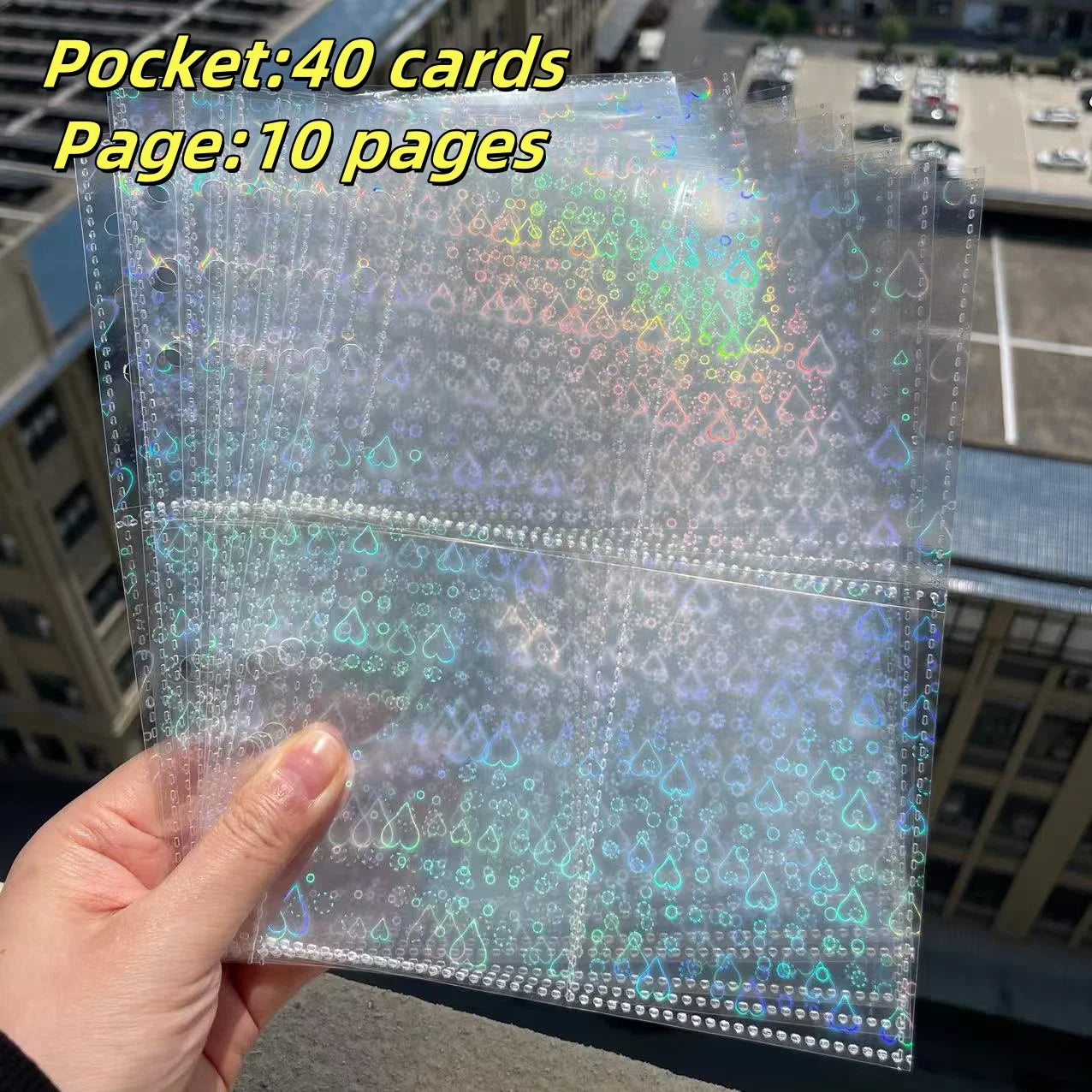 10PCS 1/2/4 Grids Photo Album A5 Inner Page Photocard Binder Photo Sleeve 6 Ring Refill Inner Page Photocard Kpop 포토카드 바인더