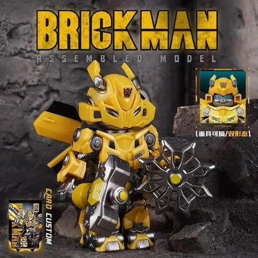 Transformers Optimus Prime Blocks MOC Small Grain Megatron Children's Assembly Toy Bumblebee Model Desktop Ornament Gift