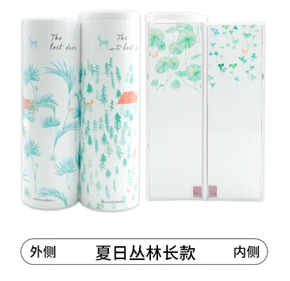 Pencil-box Multi-functional Pencil Case Plastic Double-layer Creative Pencil-box for children  Writing case