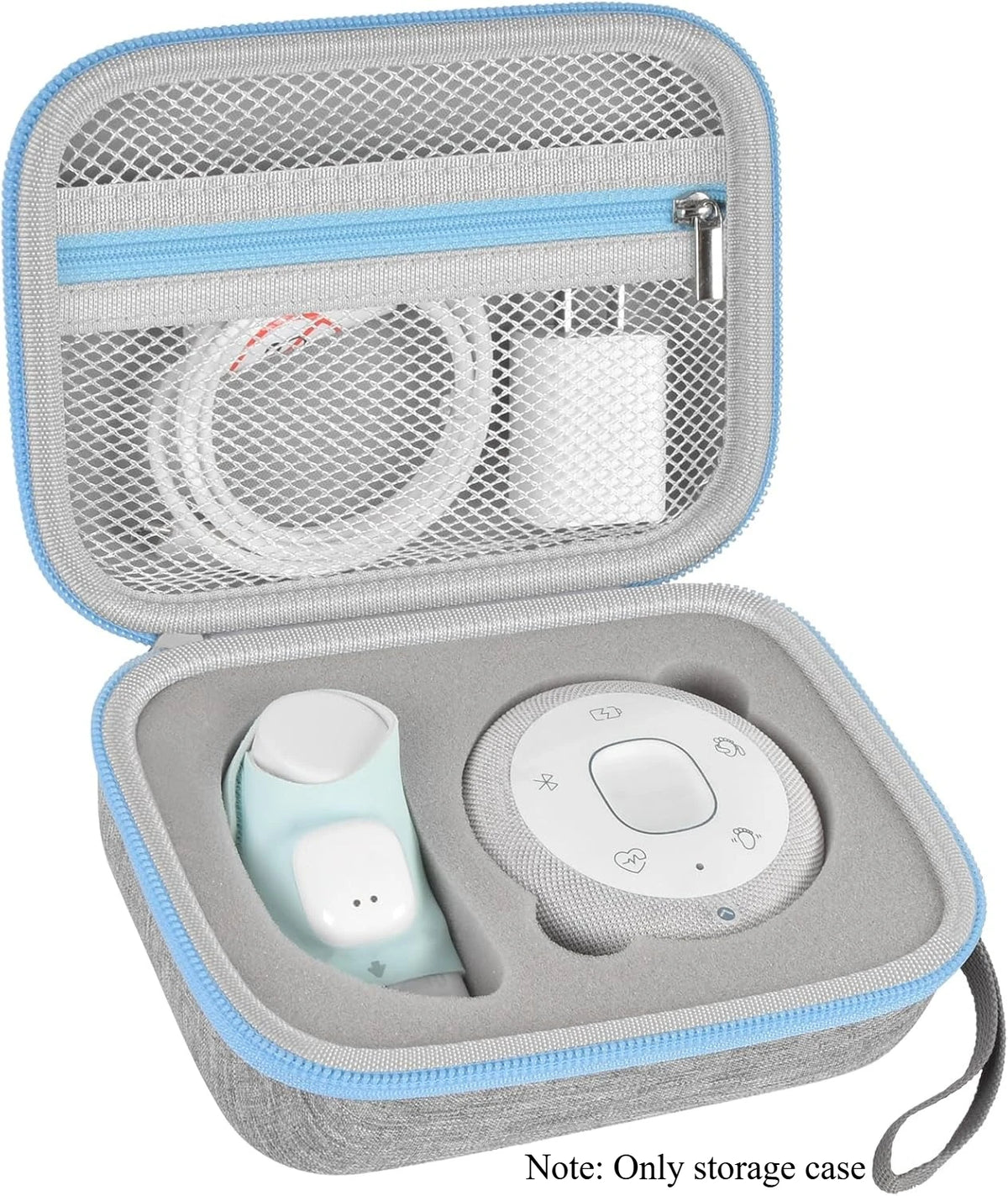 Case Compatible with Eufy Baby Smart Sock Baby Monitor, Infants Heart Rate/Blood Oxygen Levels/Breathing Monitor & Accessories