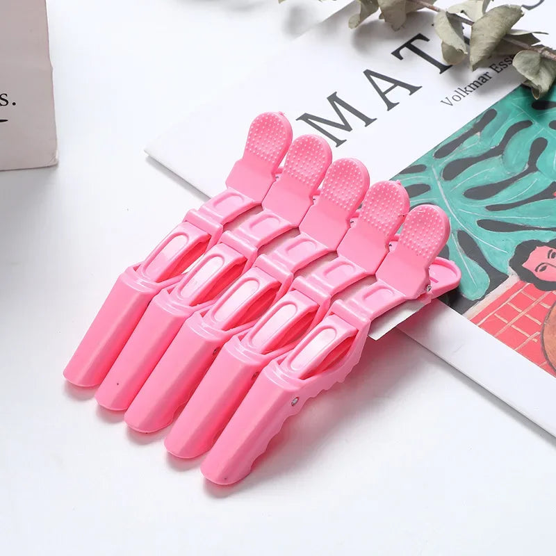 5/6Pcs Alligator Hair Clips Hairdressing Clamps Claws Section Clip Barber Crocodile Hairpin Salon Styling Tools Hair Accessories