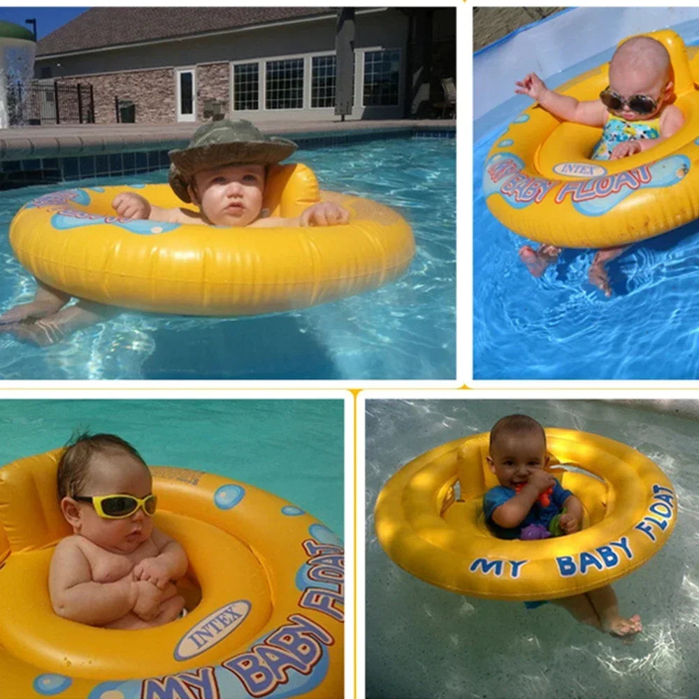 Thickened Baby Swimming Ring Cartoon Summer Water Toys Float Seat Outdoor Pool Party Water Play Equipment Inflatable Float Chair
