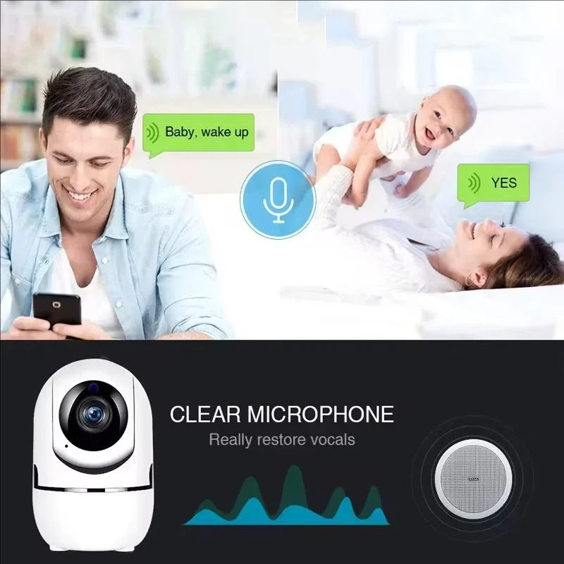 Mini Camera Smart Home Auto Tracking 1080P Wifi IP Camera Full Network Wireless CCTV Video Baby Security Camera
