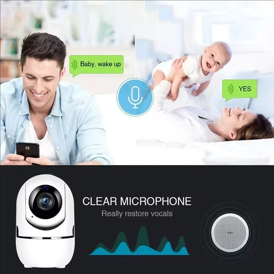 Mini Camera Smart Home Auto Tracking 1080P Wifi IP Camera Full Network Wireless CCTV Video Baby Security Camera