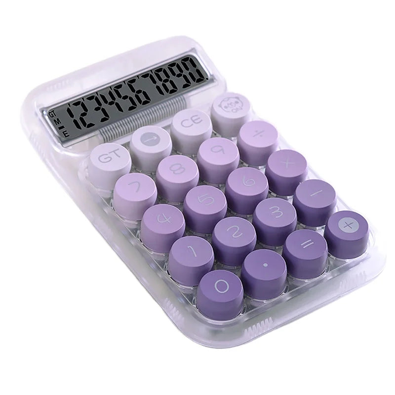 Calculator Office Commercial Transparent Dopamine Gradient Color Computer Cute High Appearance Level Calculator