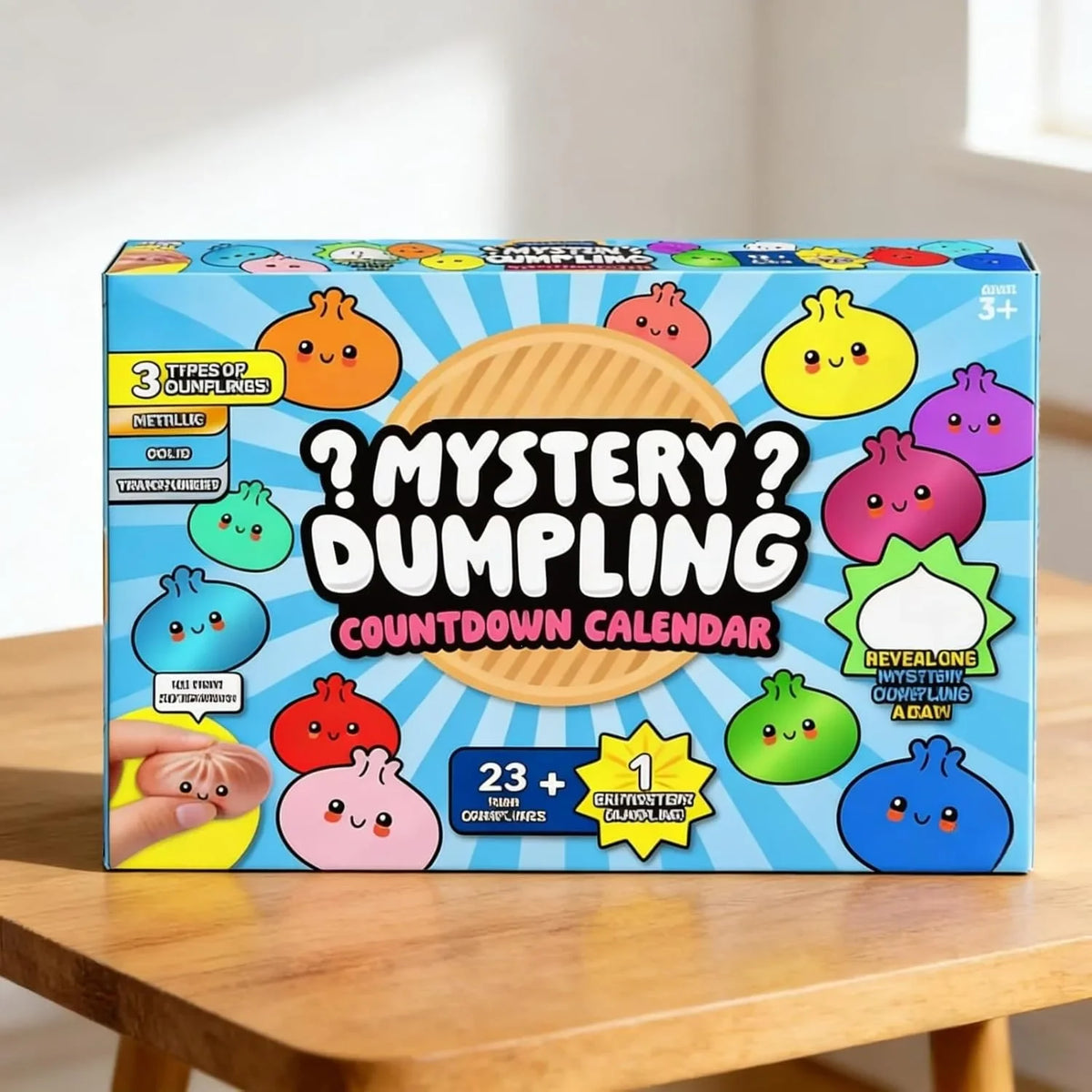 Mystery Dumpling Advent Calendar – 24-Day Fidget Stress Relief Countdown