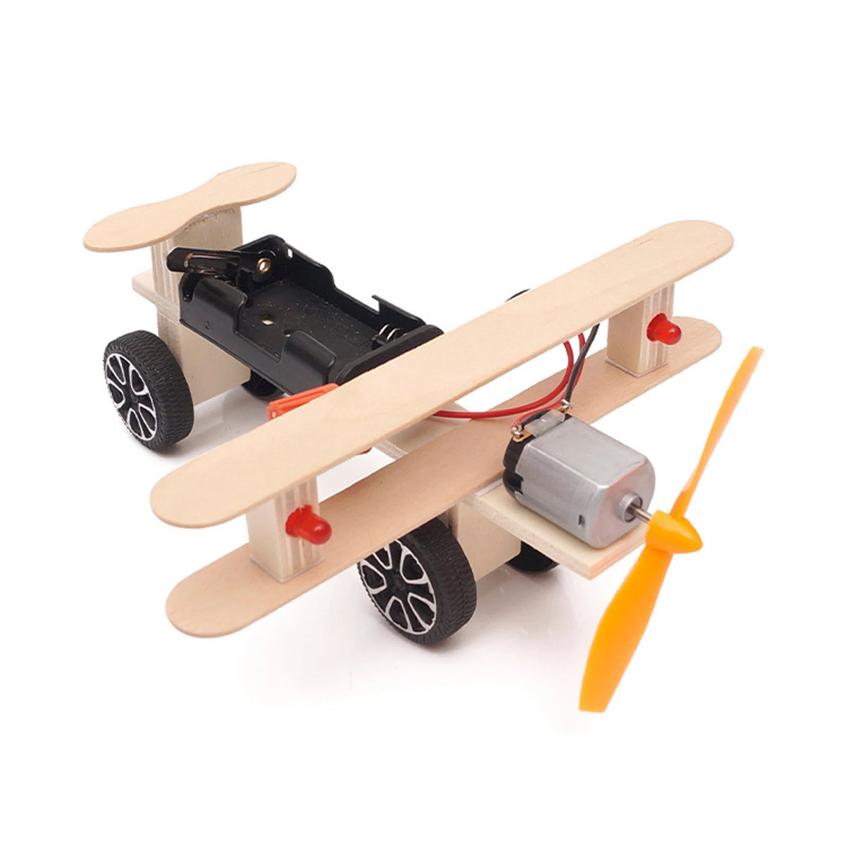 DIY Kit Plane Car Science Experiment Kids Electronic Education STEM Physics Toys Technology Inventions Project Children