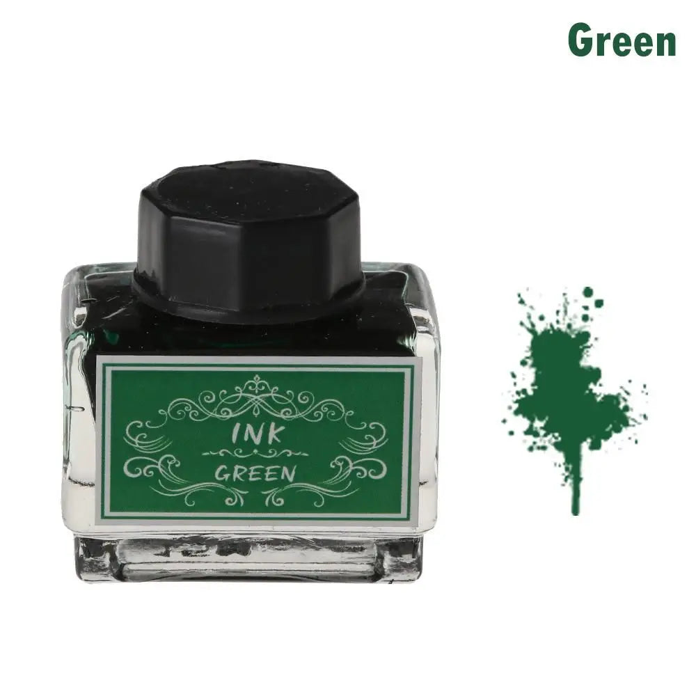 Carbon-free Ink For Fountain Pen 15ml Non-carbon Ink Fountain Pens Stationery Pen Ink Bottle Printer Chemical Ink