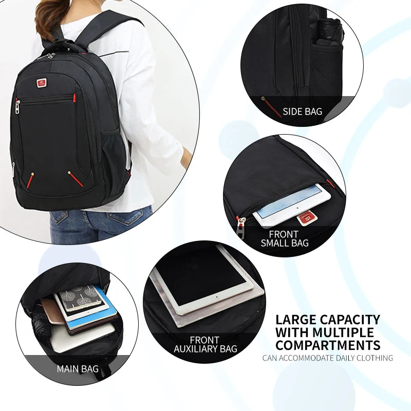 New Style Backpack for Men, Large Capacity Casual Backpack, Multi-Functional Business Trip Computer Bag, Medium to Large School Bag