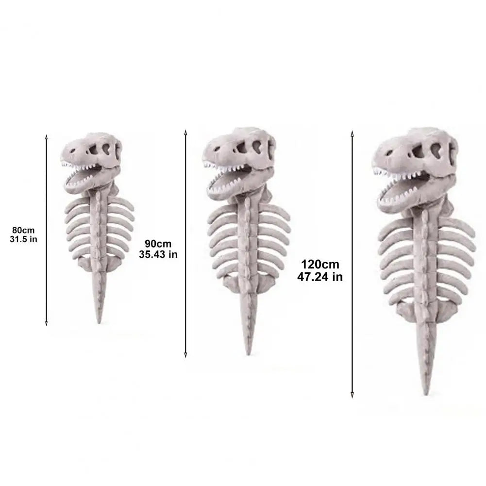 Soft Polyester Pet Costume Dog Halloween Outfit Pet Dinosaur Skeleton Costume for Dogs Halloween Dinosaur for Pets for Cats