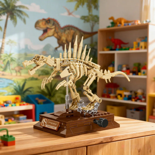 KNEW BUILT Pterosaur Dinosaur Fossil Building Block Toy-Gift for Collector,Educational STEM Toy & Home Decor,Boys' Birthday Gift