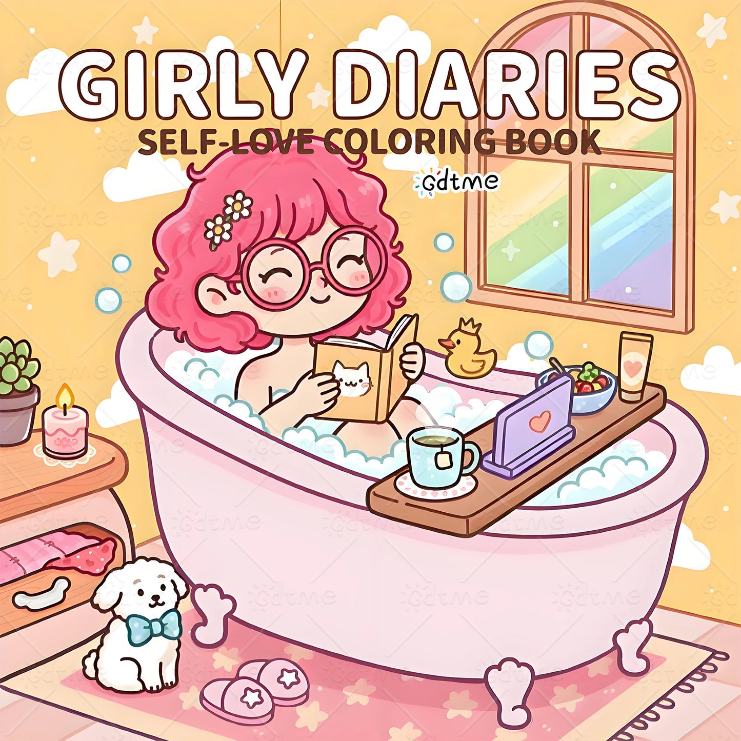 COZY BESTIES: Coloring Book for Adults And Kids Featuring Cute Cozy Daily Activities for Relaxation DIY Painting Drawing Gift