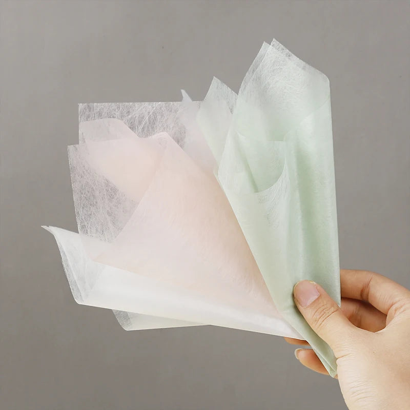 40pcs Tissue Paper Florist Flower Wrapping Paper DIY Handmade Bouquet Crafts Gifts Packaging Wedding Party Supplies