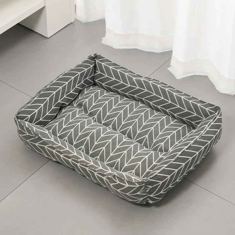 Pet Summer Mat Cute Dog Cooling Sofa Breathable Washable Four Seasons For Small Dog Bed Cushion Pet Cat Nest Mat Accessories