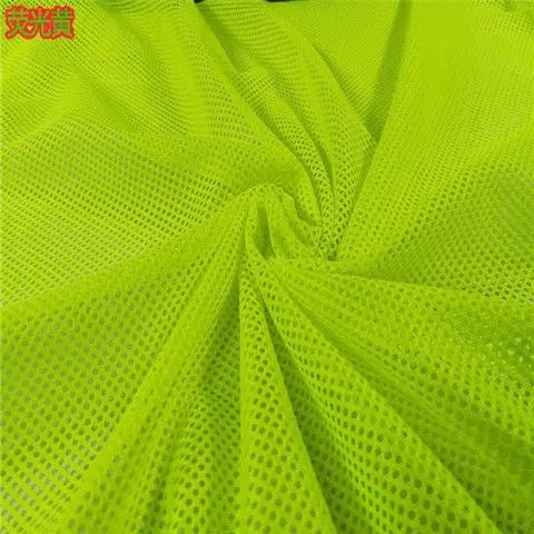High-grade Black Fishnet Mesh Fabric By Meters for Chairs Bags Cradles Sewing Plain Summer Polyester Textile Wearable Breathable
