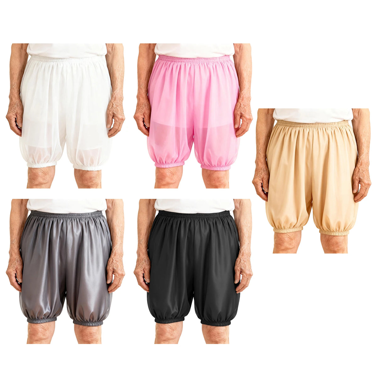 Unisex Incontinence Protective Shorts Waterproof Leak Proof Underwear Breathable Adjustable Washable for Post Op Recovery Care