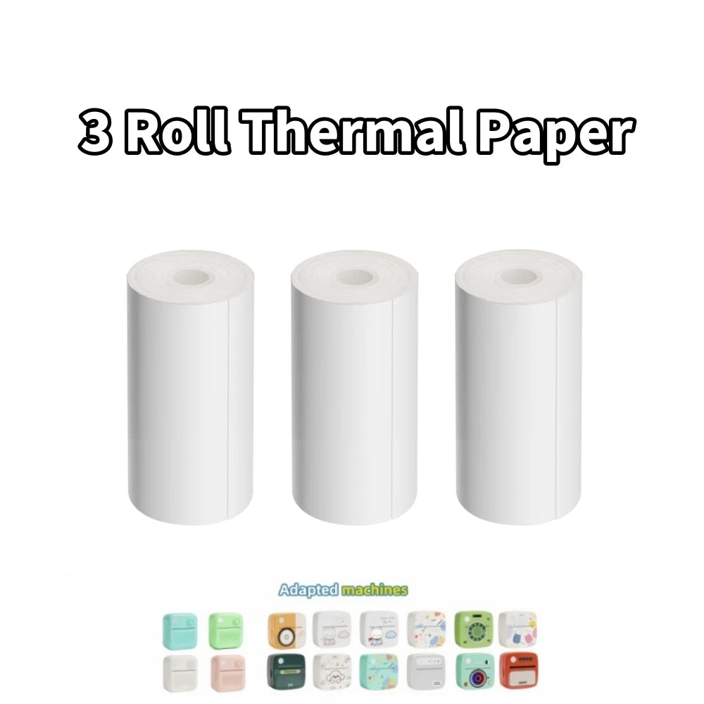 Dolewa D3 Portable Printer Thermal Paper Stickers Paper Mini Printers Labels Maker Printer for Error Printing Photo Printing