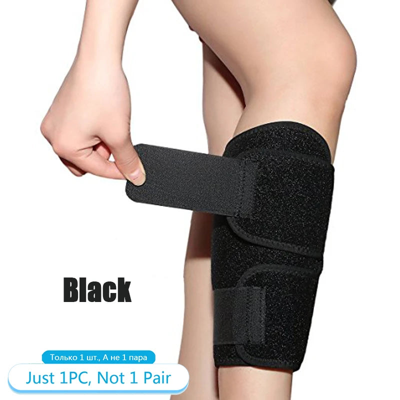 Tcare 1PC Calf Brace Torn Muscle Shin Splint Brace Lower Leg Neoprene Runners Injury Strain Tear Splints Calf Compression Sleeve
