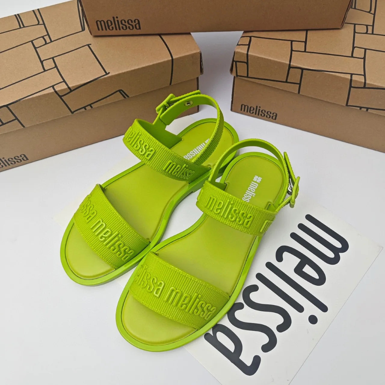 Melissa Women Flats Comfort Ballerina Shoes 2025 Summer New Shallow Mouth Non-slip Ladies Loafers Elegant Bowknot Women Single