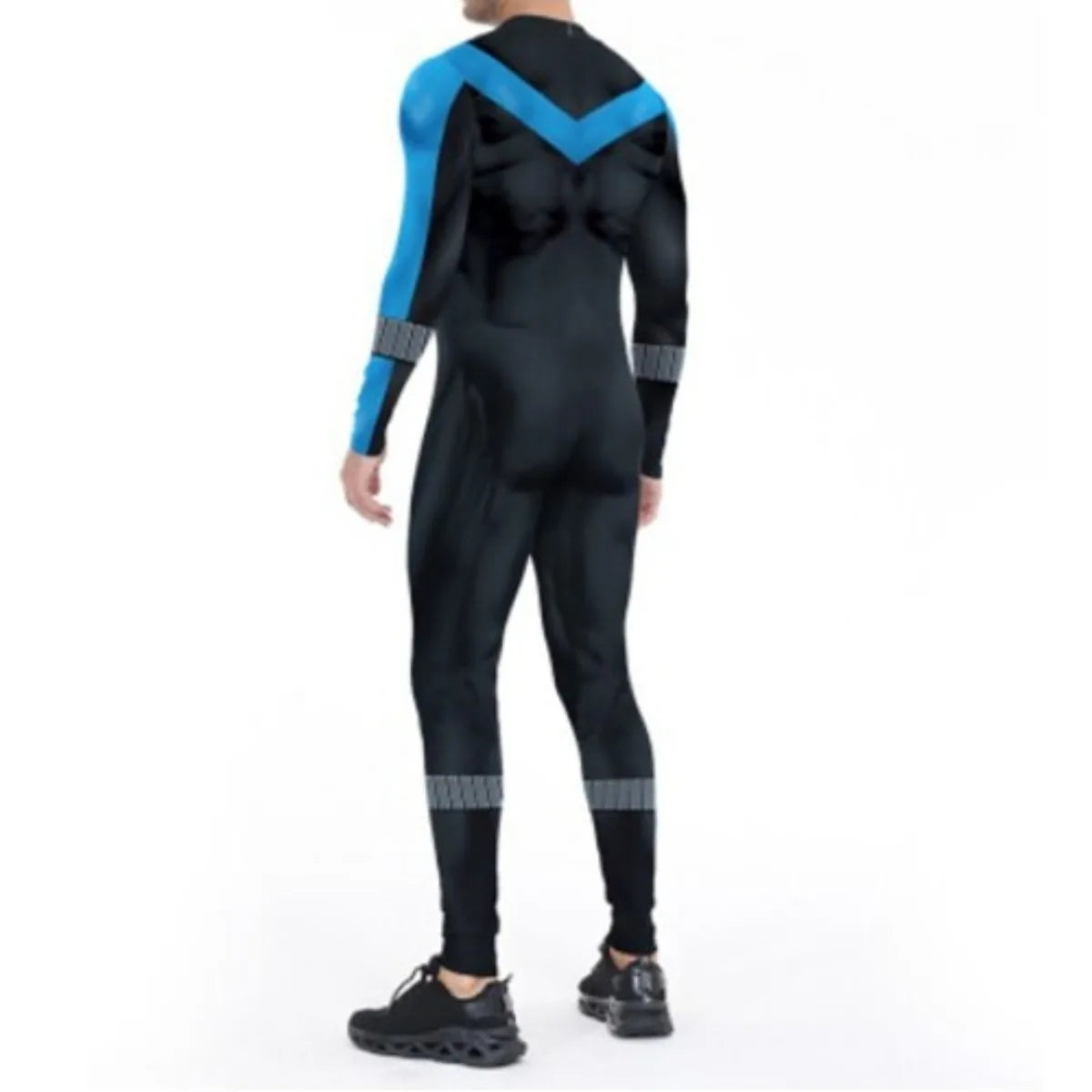 Adult Kids Spidey Costume Nightwing Superhero Zentai Suit Jumpsuit Men Women Cosplay Bodysuit Halloween Party Outfit