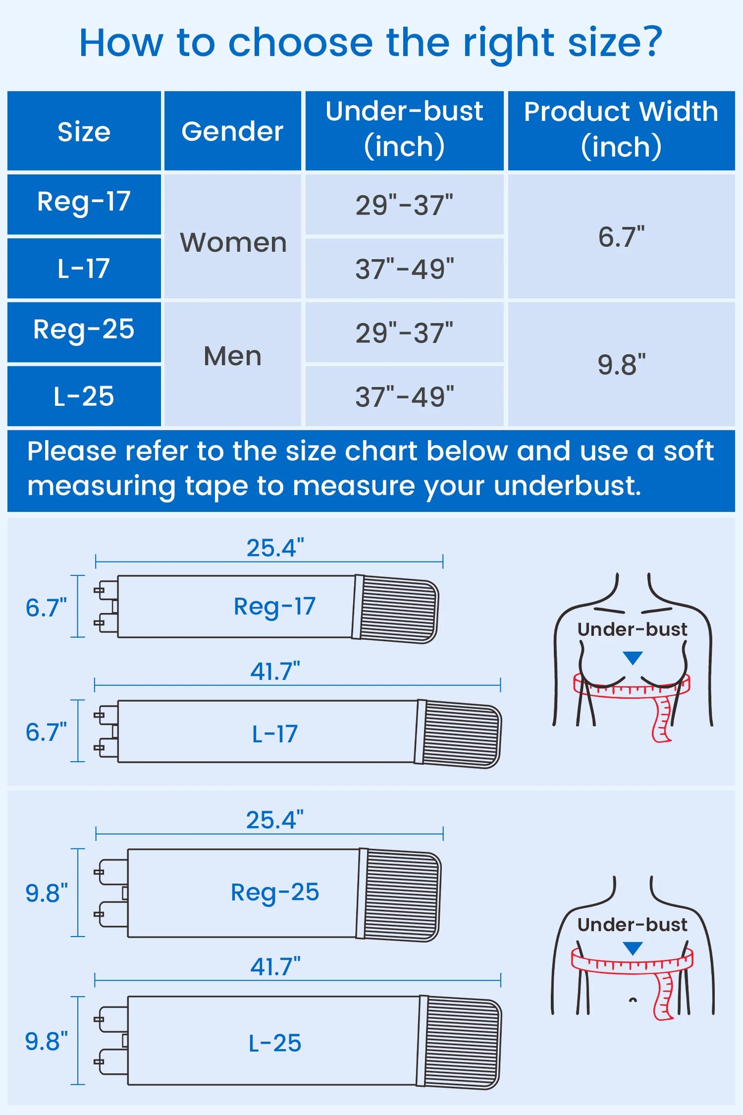 VELPEAU Rib Fracture Support Belt for Pulled Muscle Pain, Broken Rib and Sternum Injury, Unisex Chest Compression Support Belt