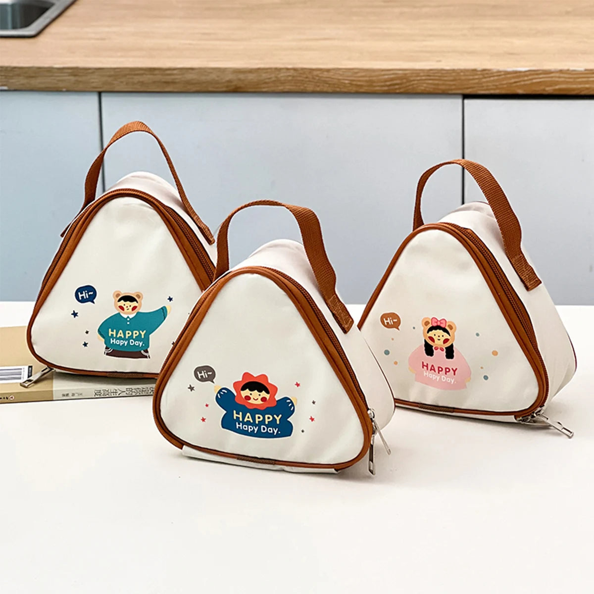 Mini Cartoon Insulated Lunch Box Bag Portable Reusable Picnic Cooler Bag Oil Proof&Waterproof Thermal Lunch Bag For Kids Student