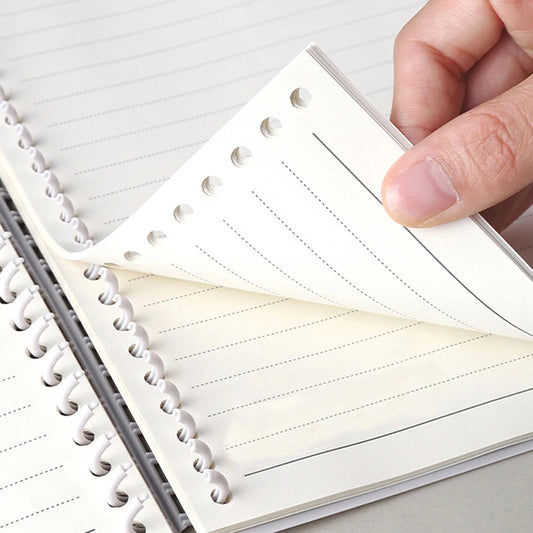 1 Pc 30 Holes Loose-leaf Plastic Binding Ring Spring Spiral Rings Binder Strip For A4 Paper Notebook Stationery Office Supplies
