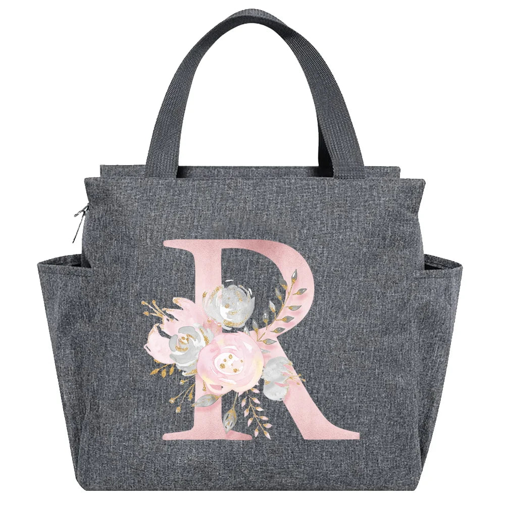 Insulated Lunch Bag  Cooler Lunch Box Portable Insulated Canvas Bento Pack Thermal Food Picnic Rice Bag For Women Kids