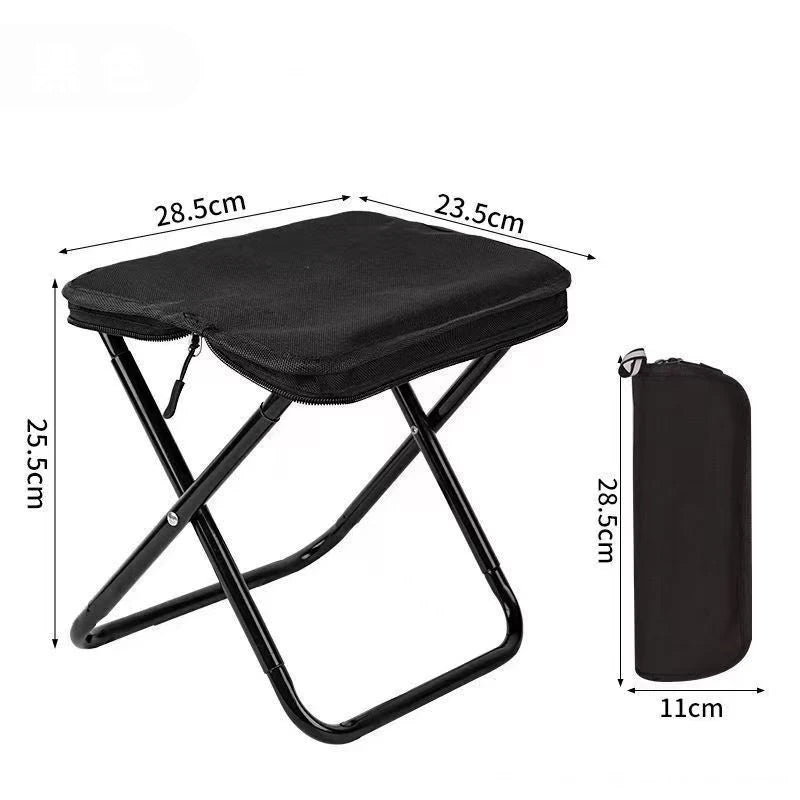 Foldable Backpack Stool Portable Folding Stool Lightweight Mini Easy Carry Outdoor Chair For Travel Camping Hiking