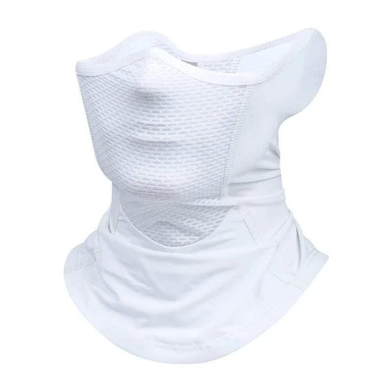 Summer Balaclava Sun Protection Mask Cycling Breathable Mesh Cooling Ice Silk Reflective Strip Motorcycle Fishing Neck Gaiter