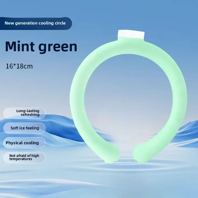 Summer Neck Cooling Ring Outdoor Running Fitness Fishing Cycling Travel Cool Neck Ring Portable Outdoor Cooling Accessories