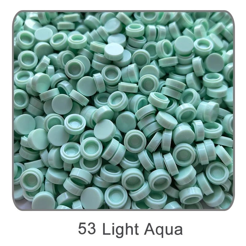 500pcs 1x1 Round  98138 Pixel Art Remix Building Block Toy Mosaic Drawing Series