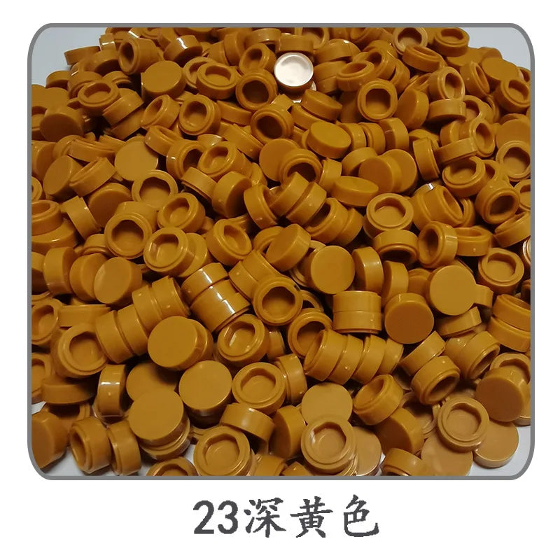 500pcs 1x1 Round  98138 Pixel Art Remix Building Block Toy Mosaic Drawing Series