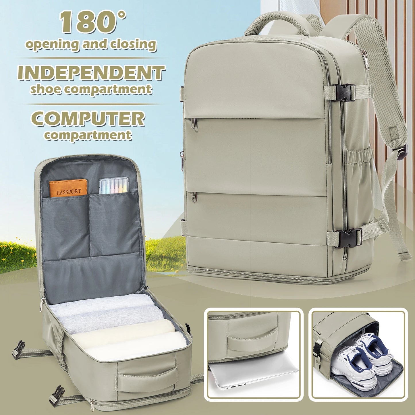 Backpack Travel 40x30x20 Ryanair Fashion Laptop Bag Women Waterproof backpack Cabin Bag Carry ons Notebook Backpack School Bag