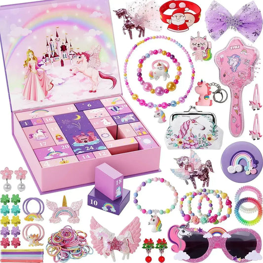 Mermaid Jewelry Advent Calendar – 24-Day Christmas Hairpin Gift Box