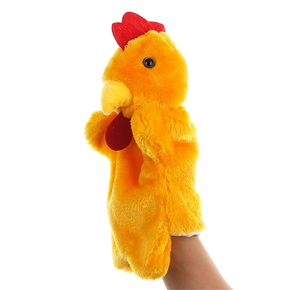 25cm Animal Hand Puppet Plush Toy Hand Doll Telling Story Dolls Toy Glove Puppets Early Learning Educational Toys Gifts for Kids