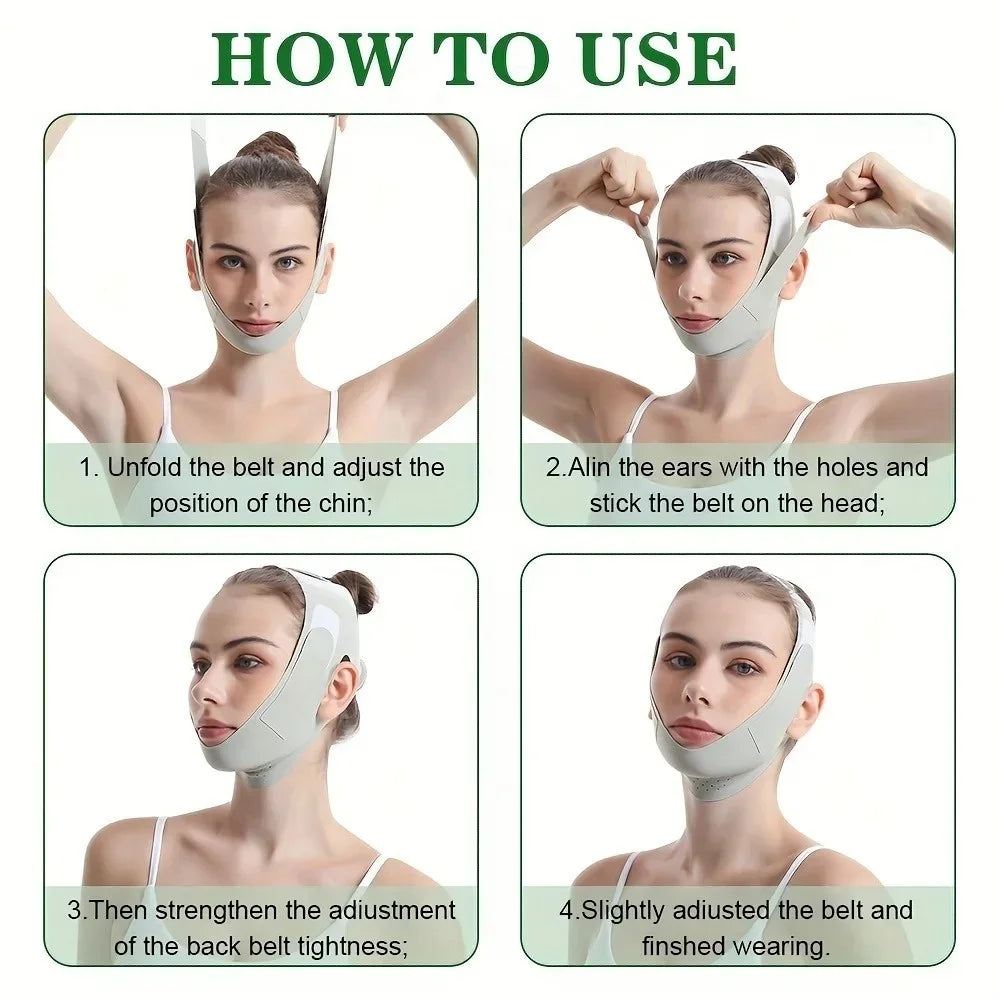 Reusable V Shaper Mask Beauty Face Sculpting Sleep Mask Facial Lifting Anti Wrinkle Strap Band Sleeping Mask Beauty Health Tools