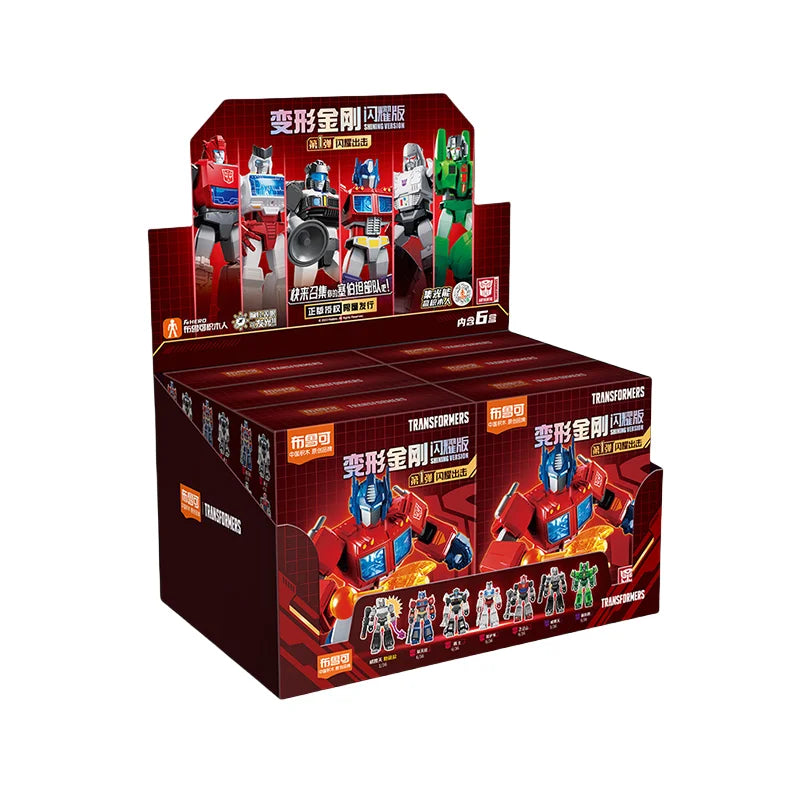 Blokees Transformers Optimus Prime Megatron Unicron Shockwave Skywarp Sludge Grimlock Metroplex Action Figure Anime Model Toys