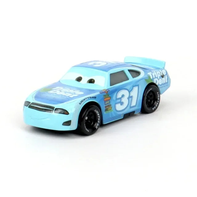 Disney Pixar Cars Toys racing Lightning McQueen Jackson Storm The King Mater 1:55 Diecast Metal Alloy Model Car Kid Gift